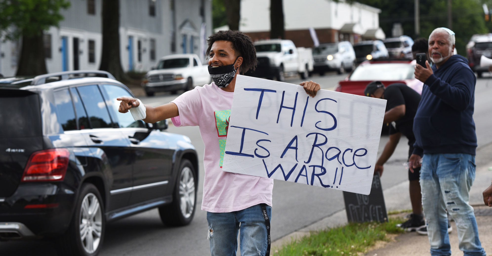 East Winston protest